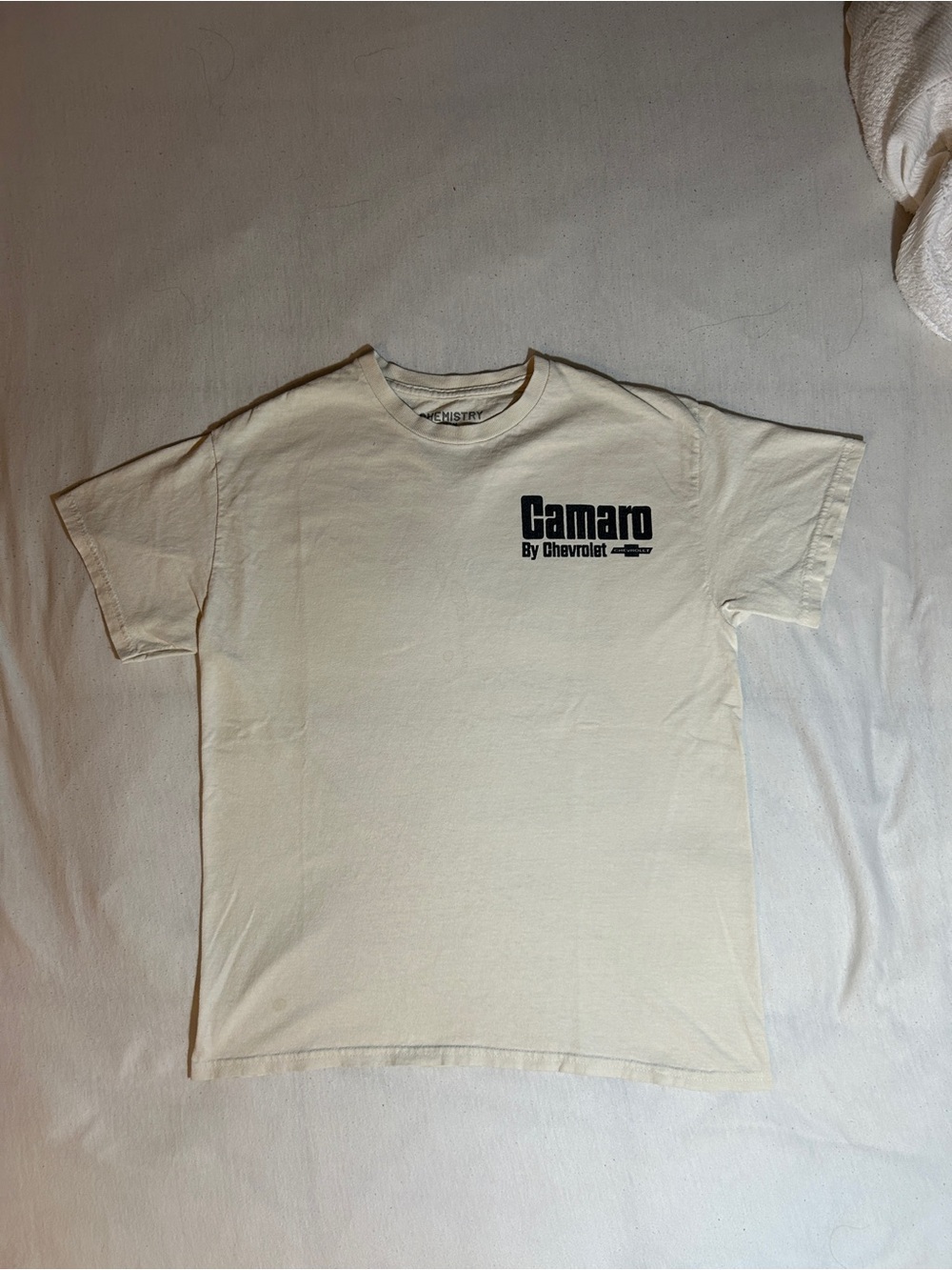 Cream Camaro by Chevrolet t-shirt